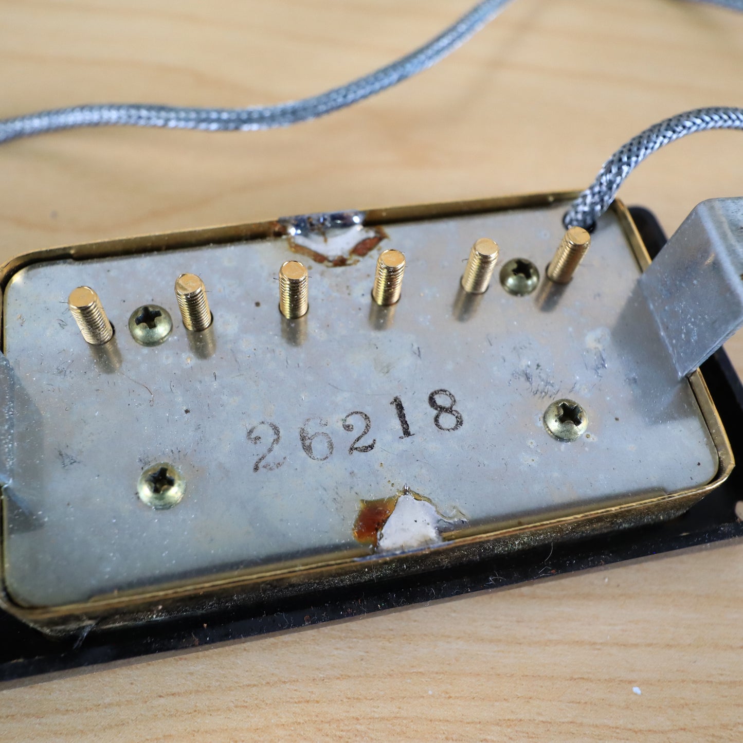 Maxon Greco Humbucker Guitar Pickup Gold 7.81 ohms Japan
