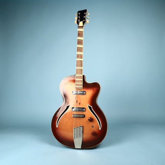 Jolana Neoton Archtop Electric Guitar, Made in Czechoslovakia