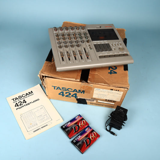 Tascam Portastudio 424 4-Track Cassette Multi-Track Recorder