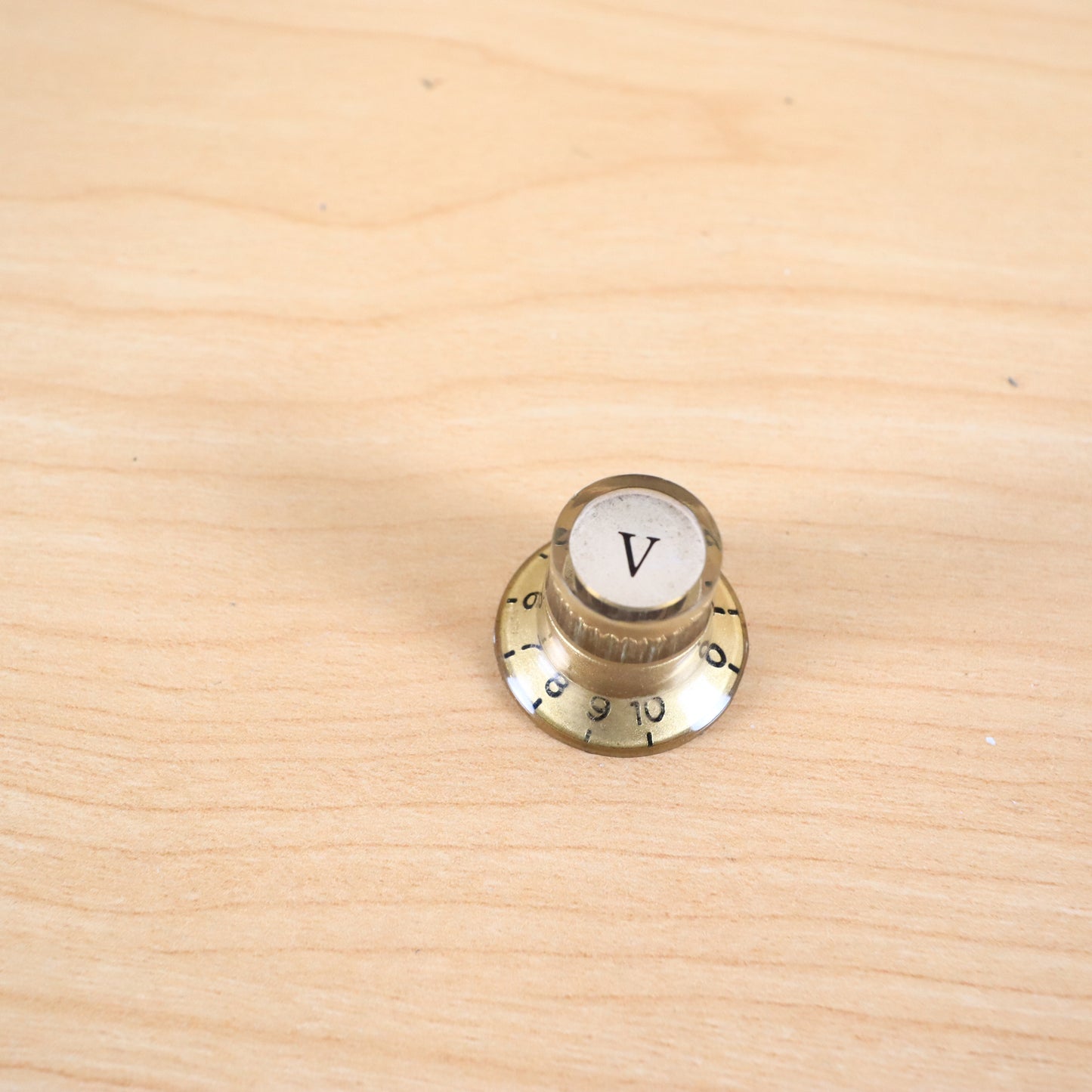 1960's Univox Teisco Guyatone Conrad - Single Gold Volume Guitar Knob