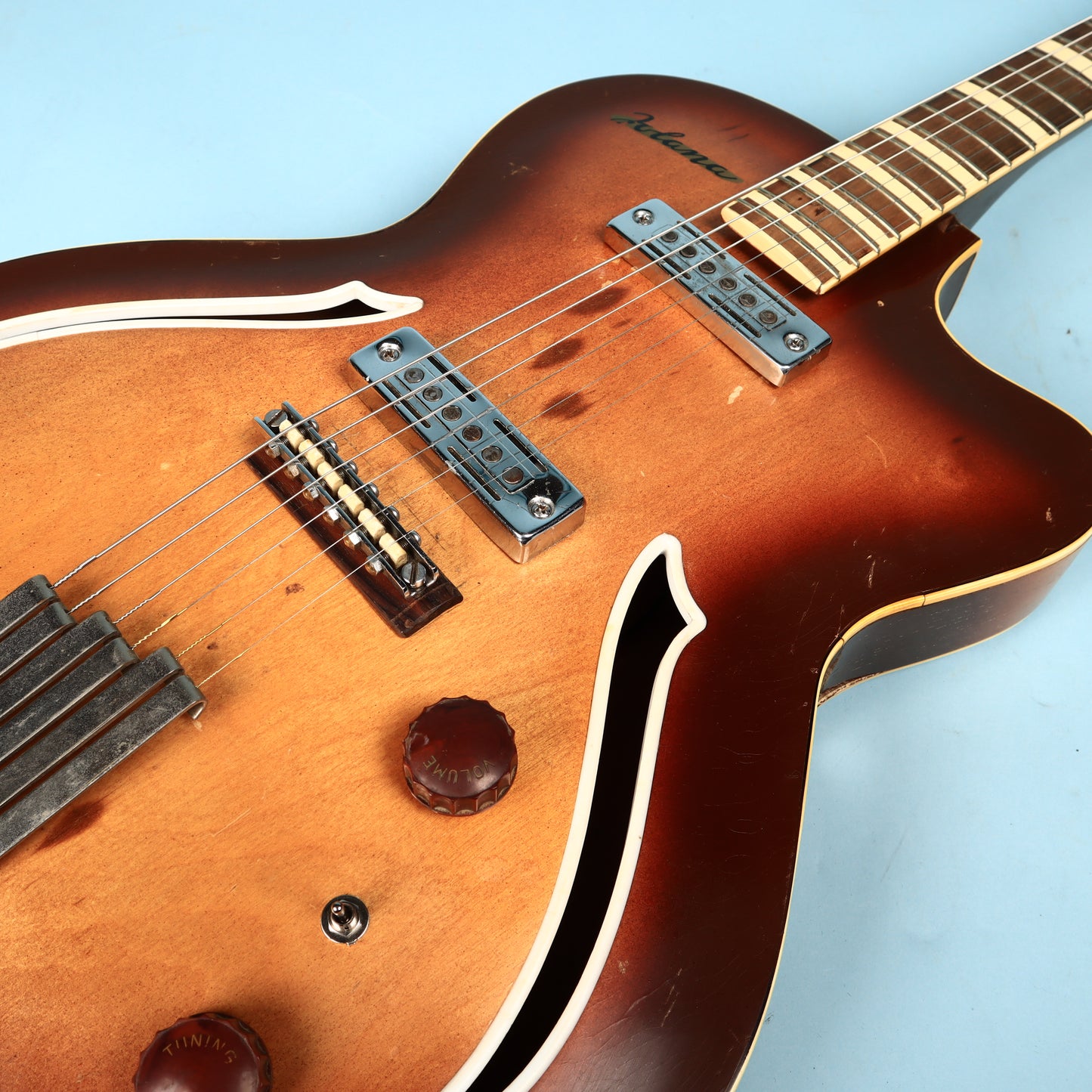 Jolana Neoton Archtop Electric Guitar, Made in Czechoslovakia