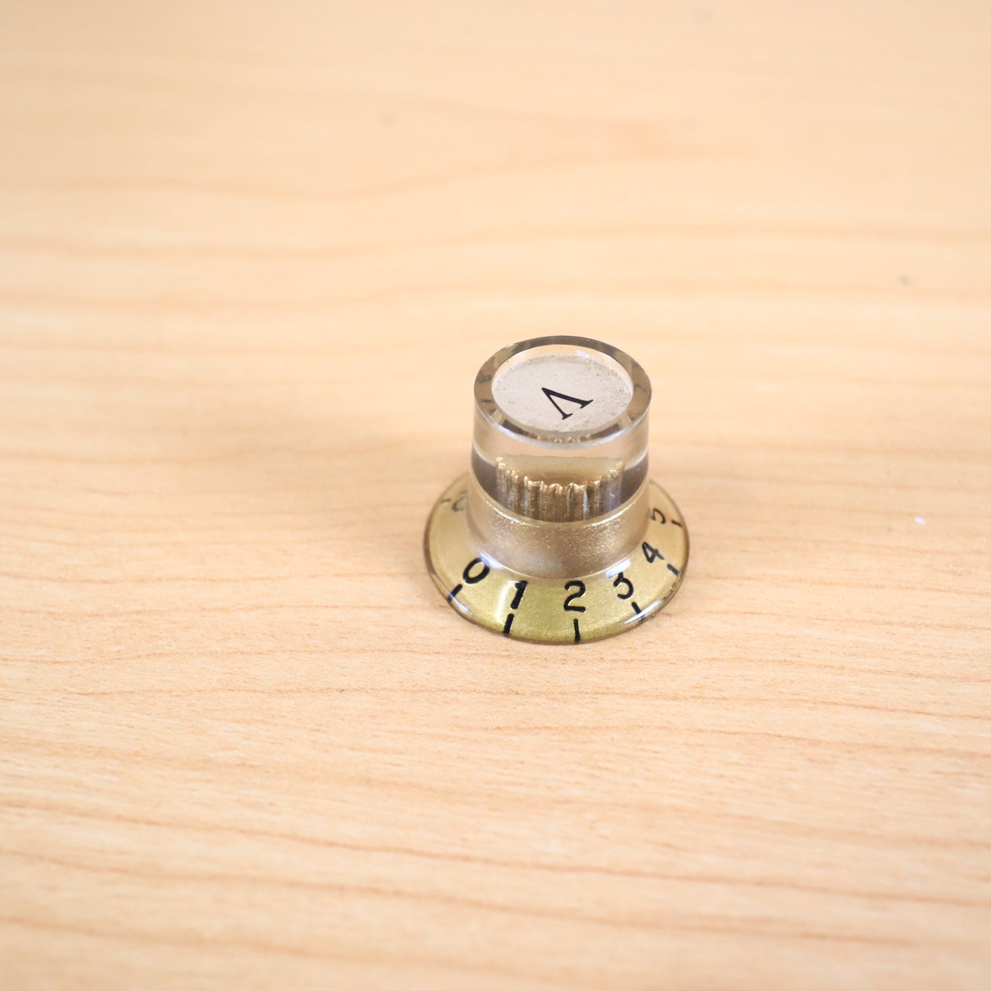 1960's Univox Teisco Guyatone Conrad - Single Gold Volume Guitar Knob