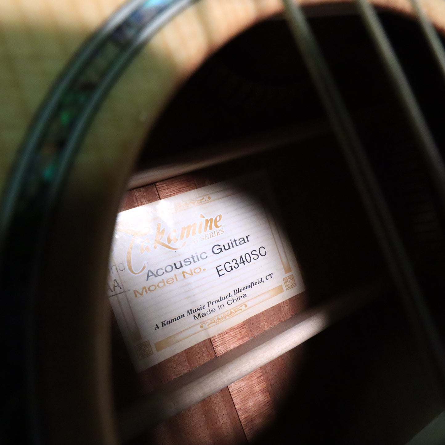 2006 EG340SC Takamine Acoustic Electric Guitar