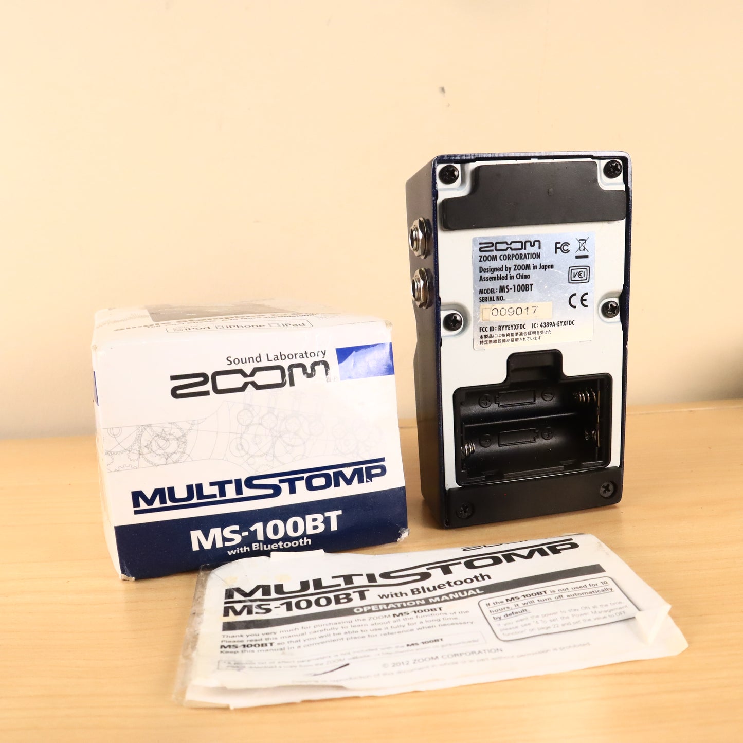 Zoom MultiStomp MS-100BT Pedal