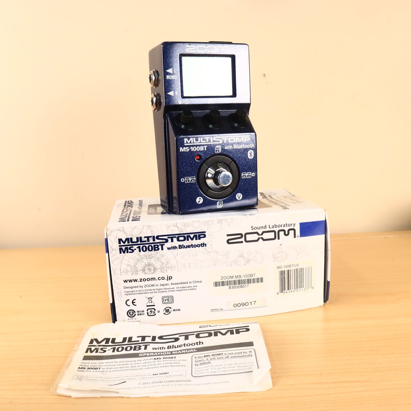 Zoom MultiStomp MS-100BT Pedal