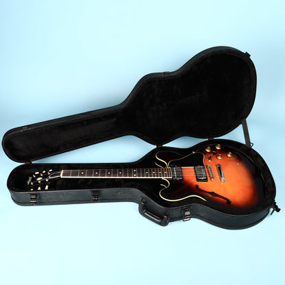 Gibson ES335 ES 330 335 345 347 355 Stereo Blacked Out Hardshell Guitar Case