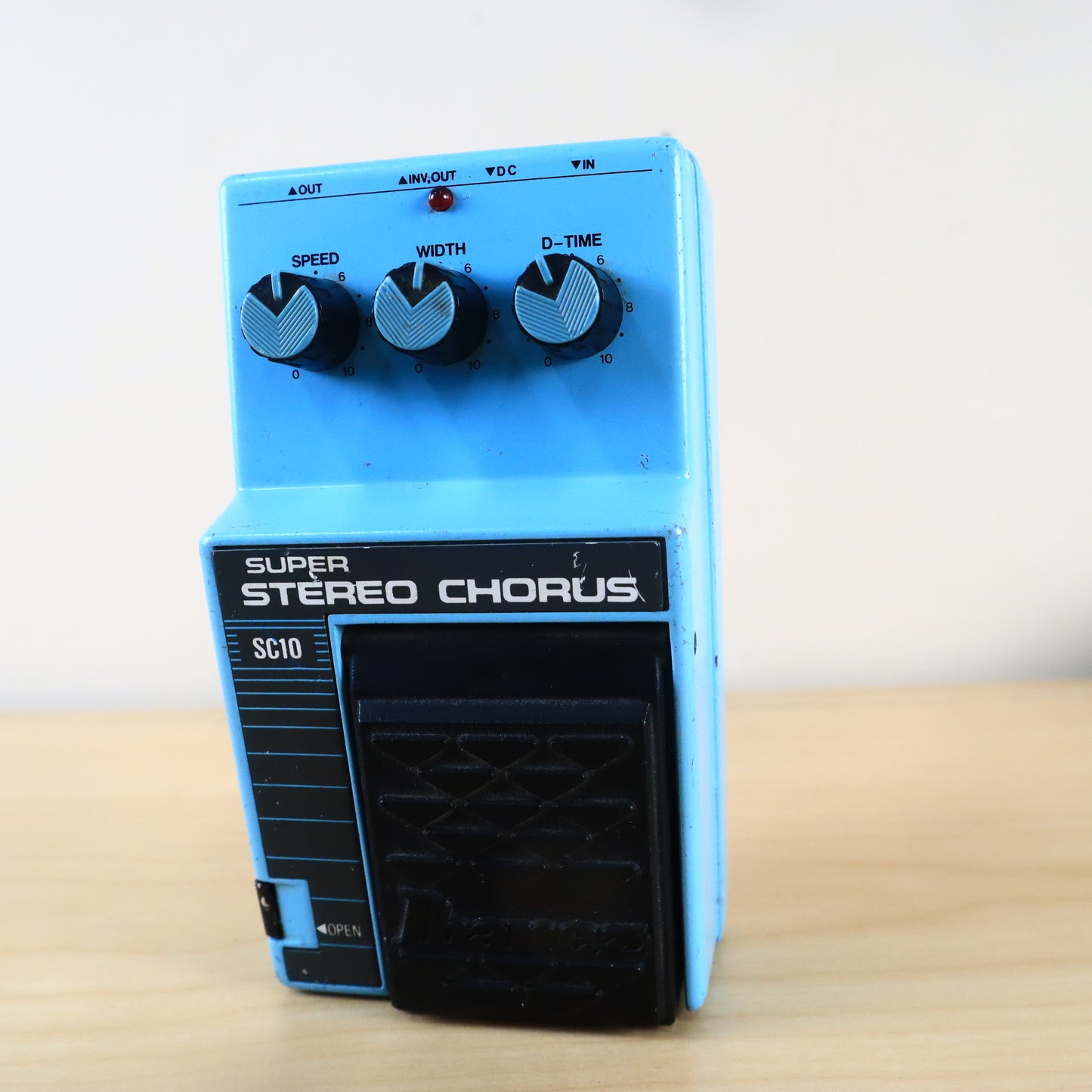 Ibanez SC10 Super Stereo Chorus Pedal Made in Japan MIJ Black Label