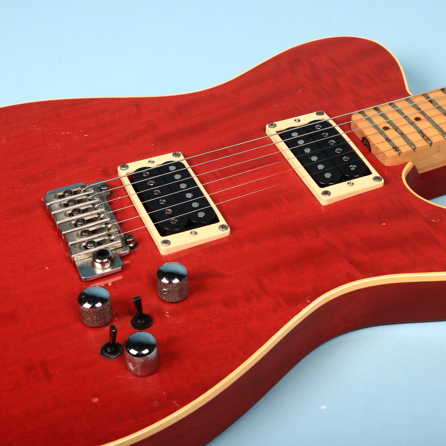Richard Bartram Tele Made in UK England Electric Guitar Red