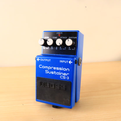 BOSS CS-3 Compression Sustainer Effects Pedal Tested Working