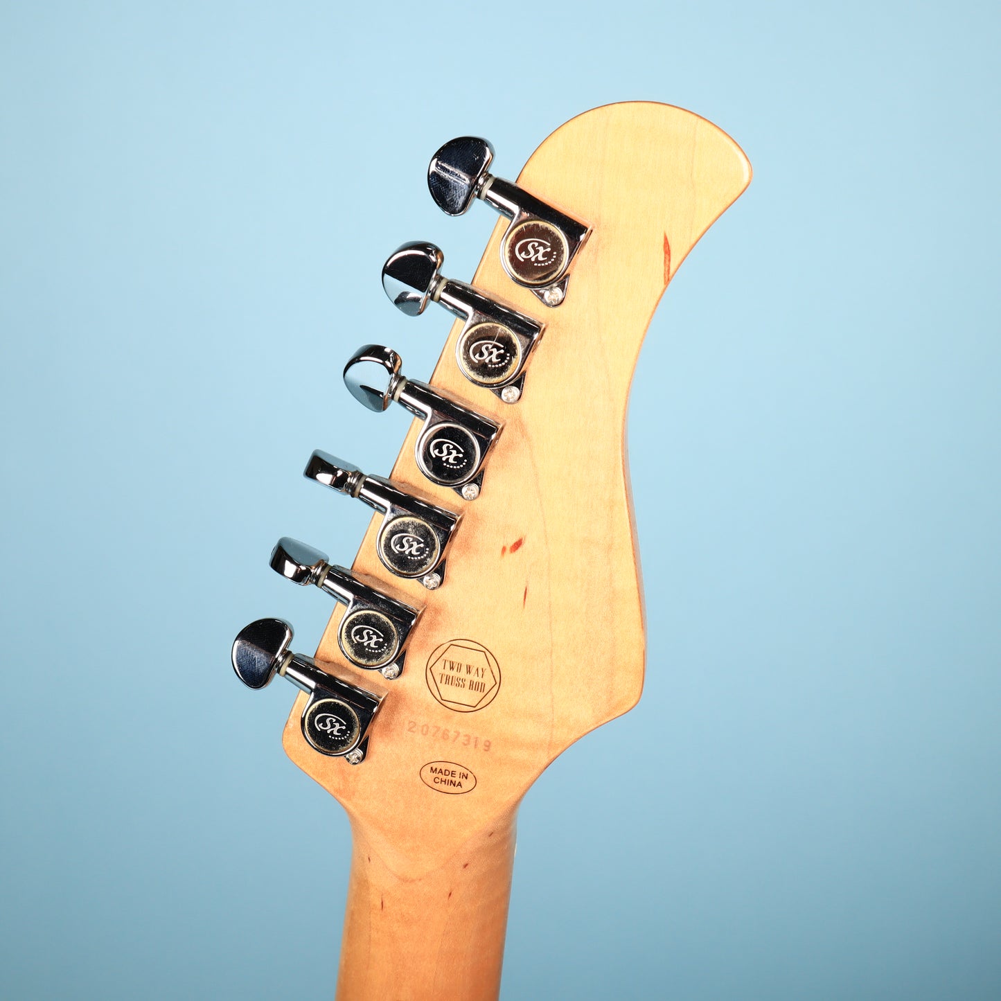 SX VTG Vintage Series Custom Tele Sunburst Left Handed Electric Guitar