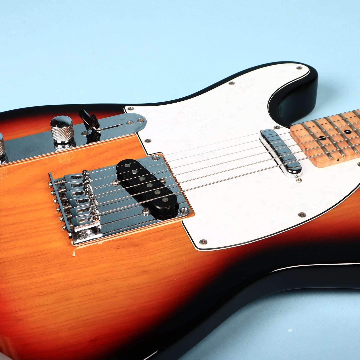 SX VTG Vintage Series Custom Tele Sunburst Left Handed Electric Guitar
