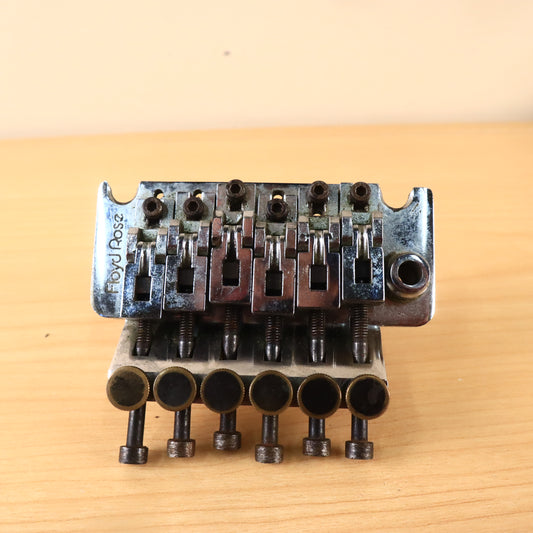 1984 Original Floyd Rose Tremolo Bridge Chrome Germany