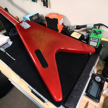 1982 Kramer Vanguard V Bass Aluminum Electric Guitar