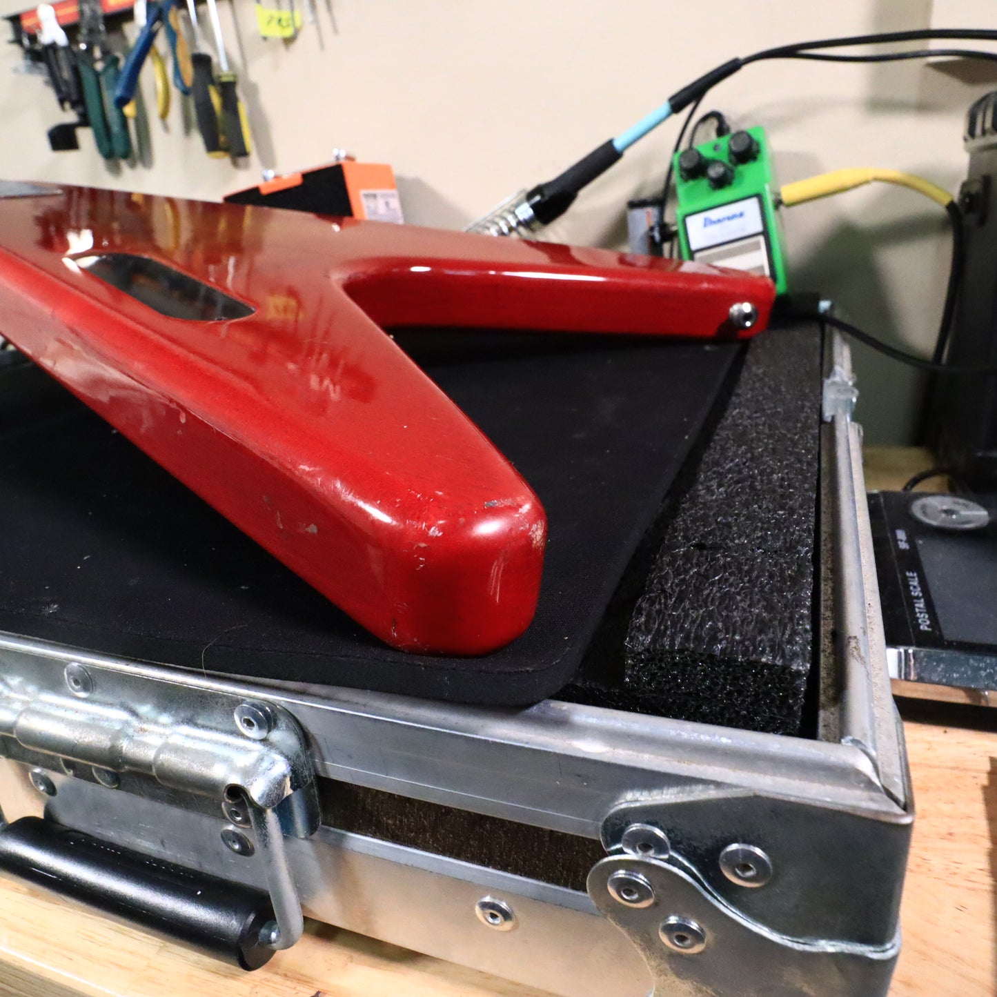 1982 Kramer Vanguard V Bass Aluminum Electric Guitar