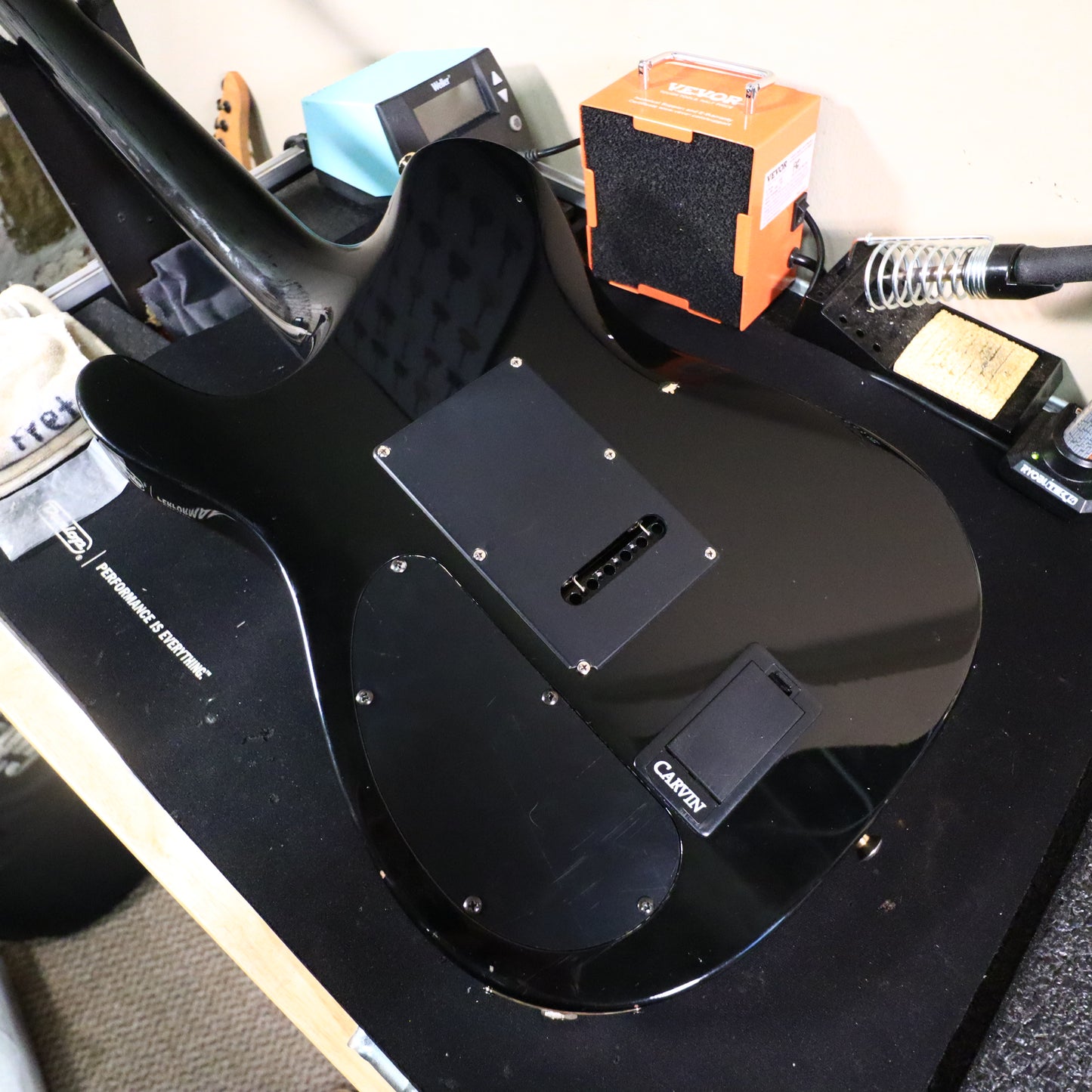 Carvin TL60 Black USA Gold Hardware Tele Electric Guitar