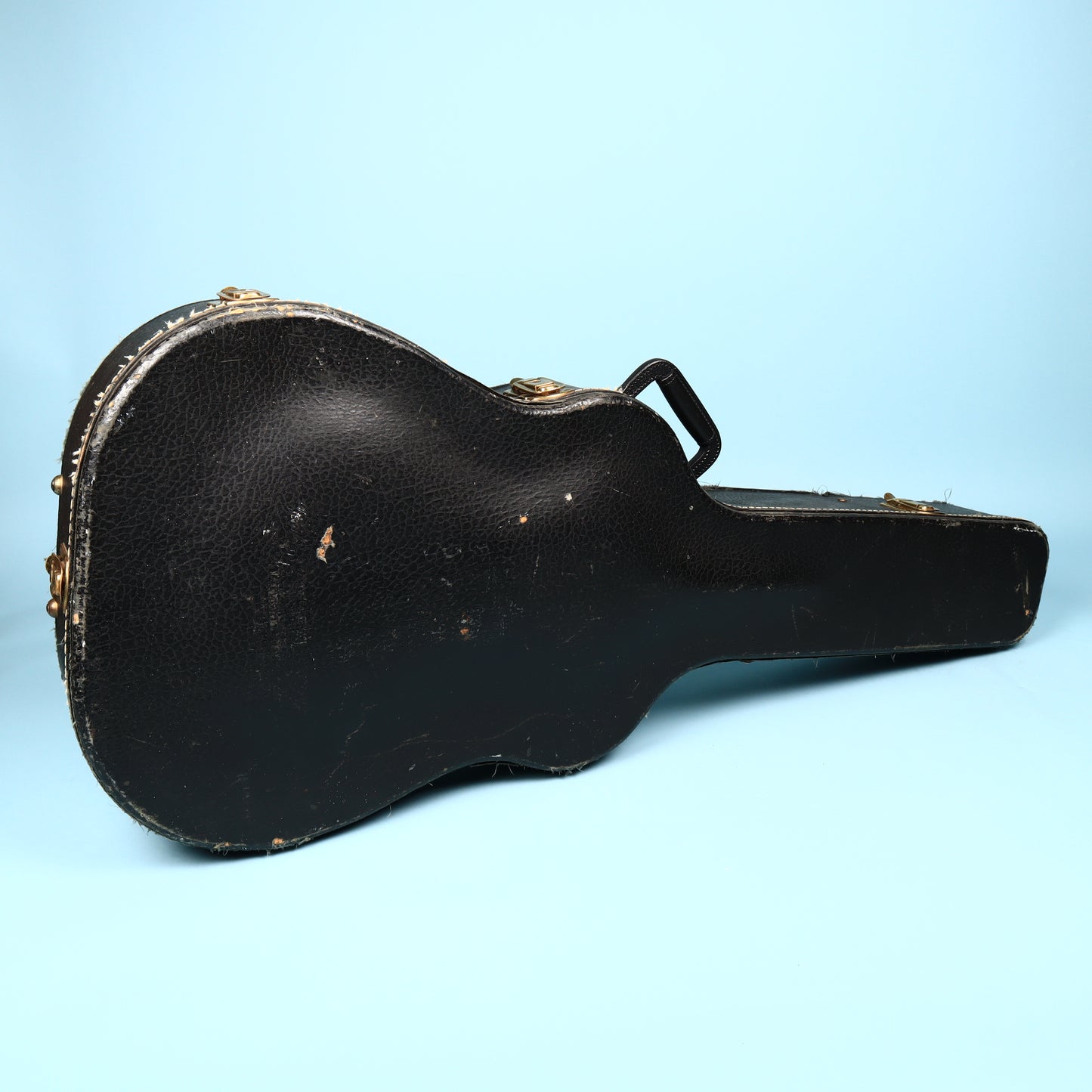 Vintage 1960's Gibson Black Yellow 16" Hard Case ES-175 J-45 J-50 175D ES-150DC