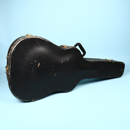 Vintage 1960's Gibson Black Yellow 16" Hard Case ES-175 J-45 J-50 175D ES-150DC