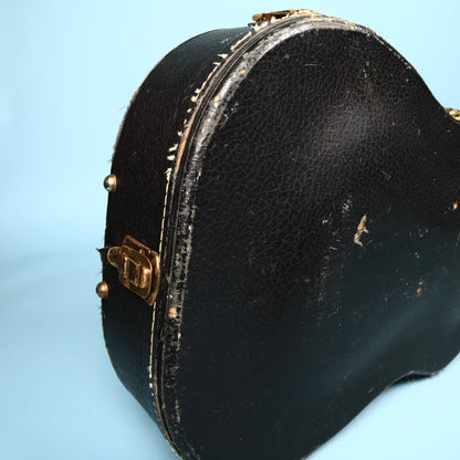 Vintage 1960's Gibson Black Yellow 16" Hard Case ES-175 J-45 J-50 175D ES-150DC