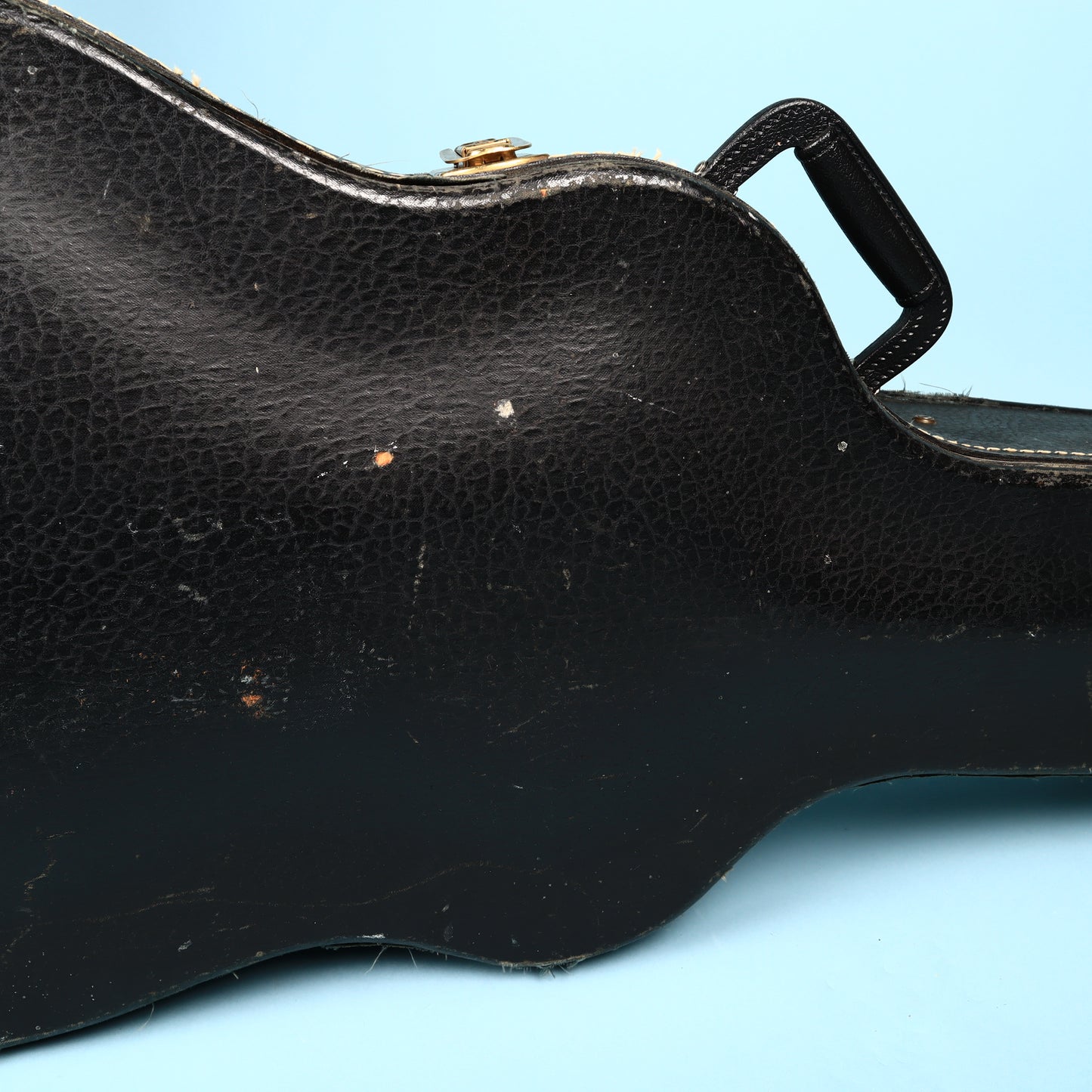 Vintage 1960's Gibson Black Yellow 16" Hard Case ES-175 J-45 J-50 175D ES-150DC