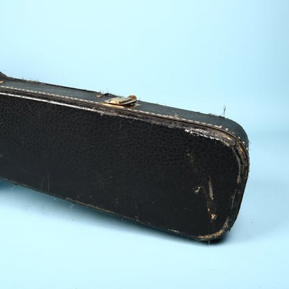 Vintage 1960's Gibson Black Yellow 16" Hard Case ES-175 J-45 J-50 175D ES-150DC