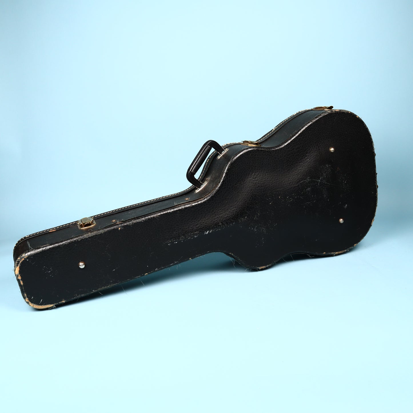 Vintage 1960's Gibson Black Yellow 16" Hard Case ES-175 J-45 J-50 175D ES-150DC