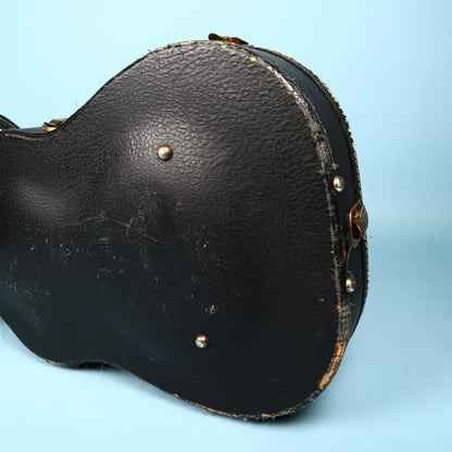 Vintage 1960's Gibson Black Yellow 16" Hard Case ES-175 J-45 J-50 175D ES-150DC