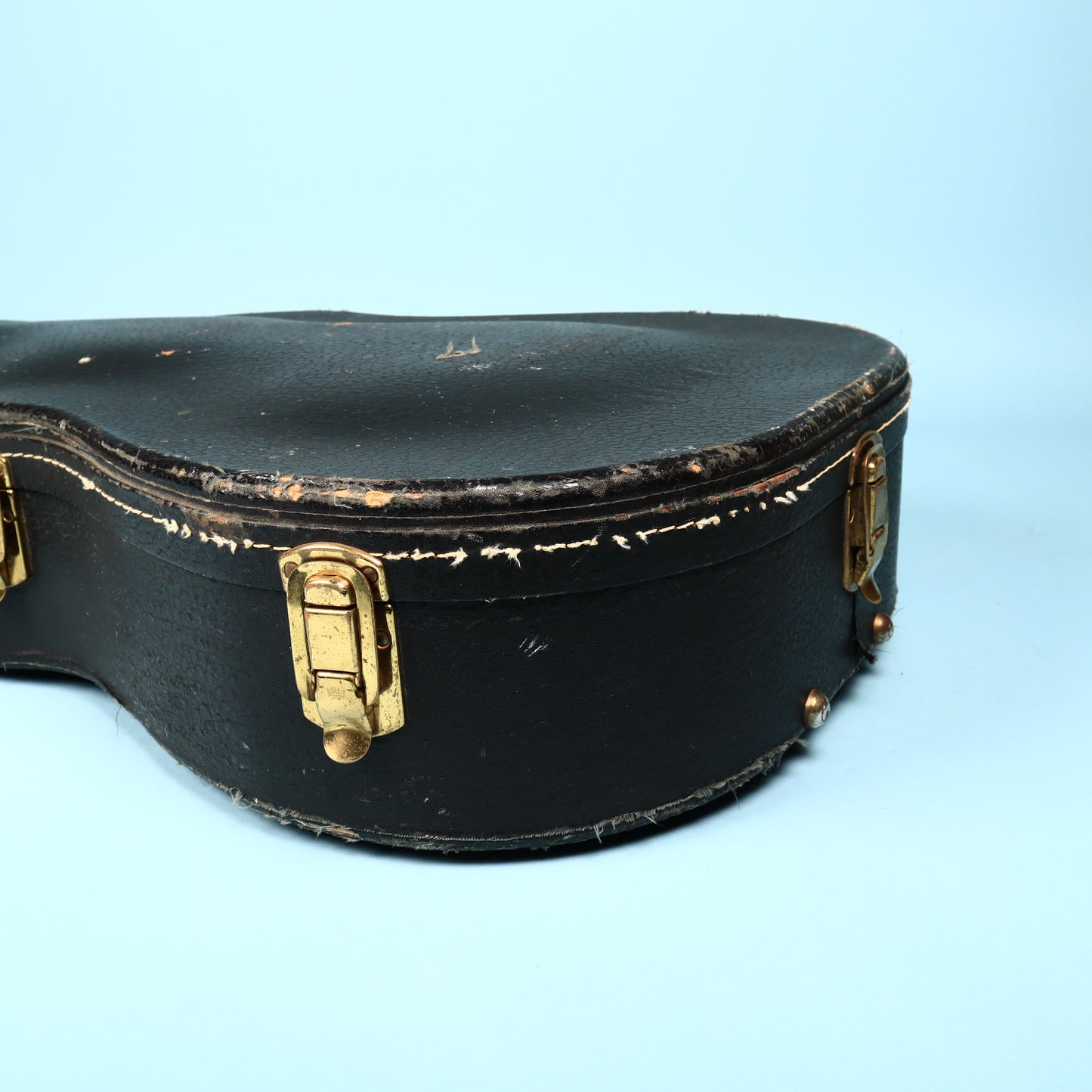 Vintage 1960's Gibson Black Yellow 16" Hard Case ES-175 J-45 J-50 175D ES-150DC