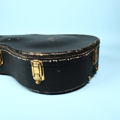 Vintage 1960's Gibson Black Yellow 16" Hard Case ES-175 J-45 J-50 175D ES-150DC