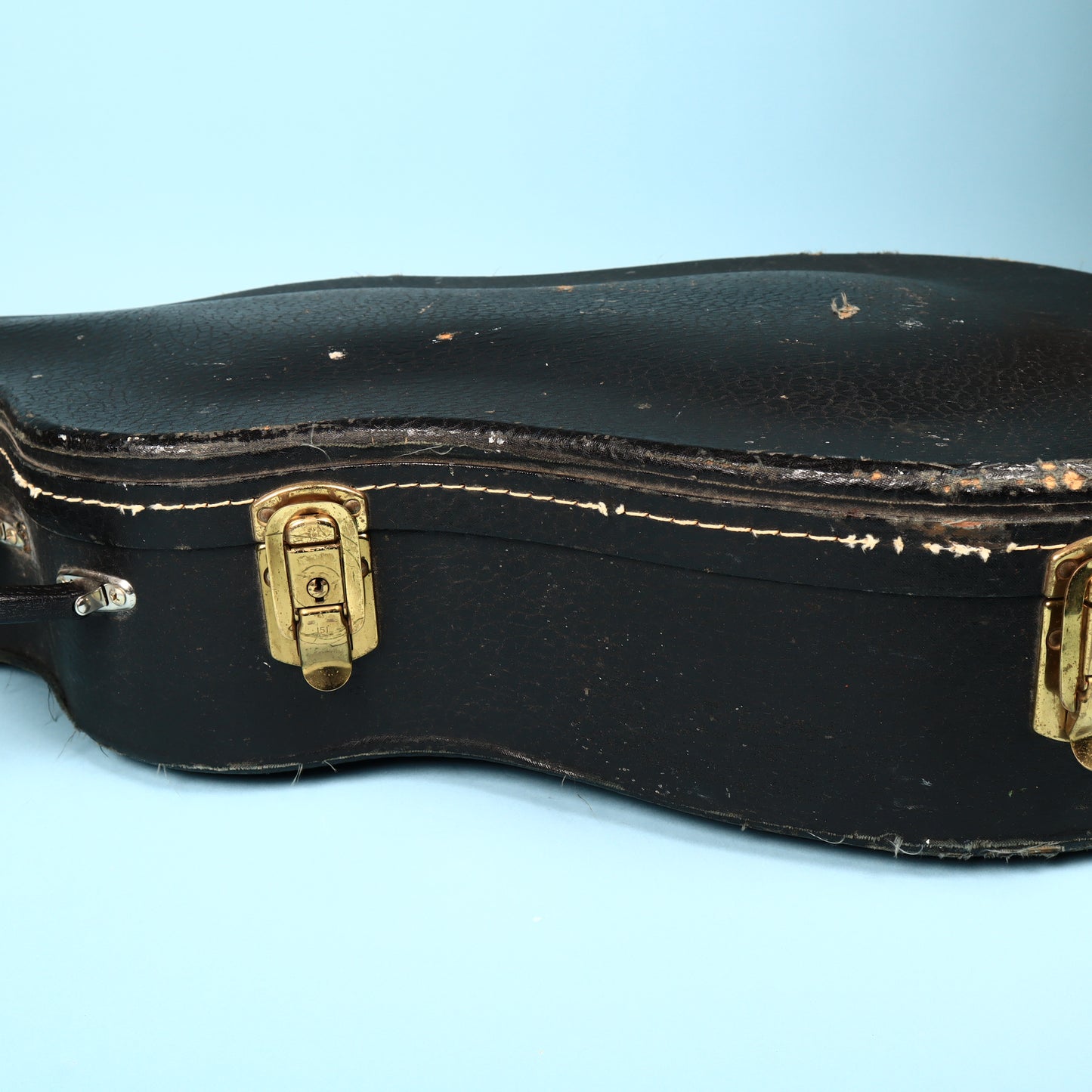 Vintage 1960's Gibson Black Yellow 16" Hard Case ES-175 J-45 J-50 175D ES-150DC