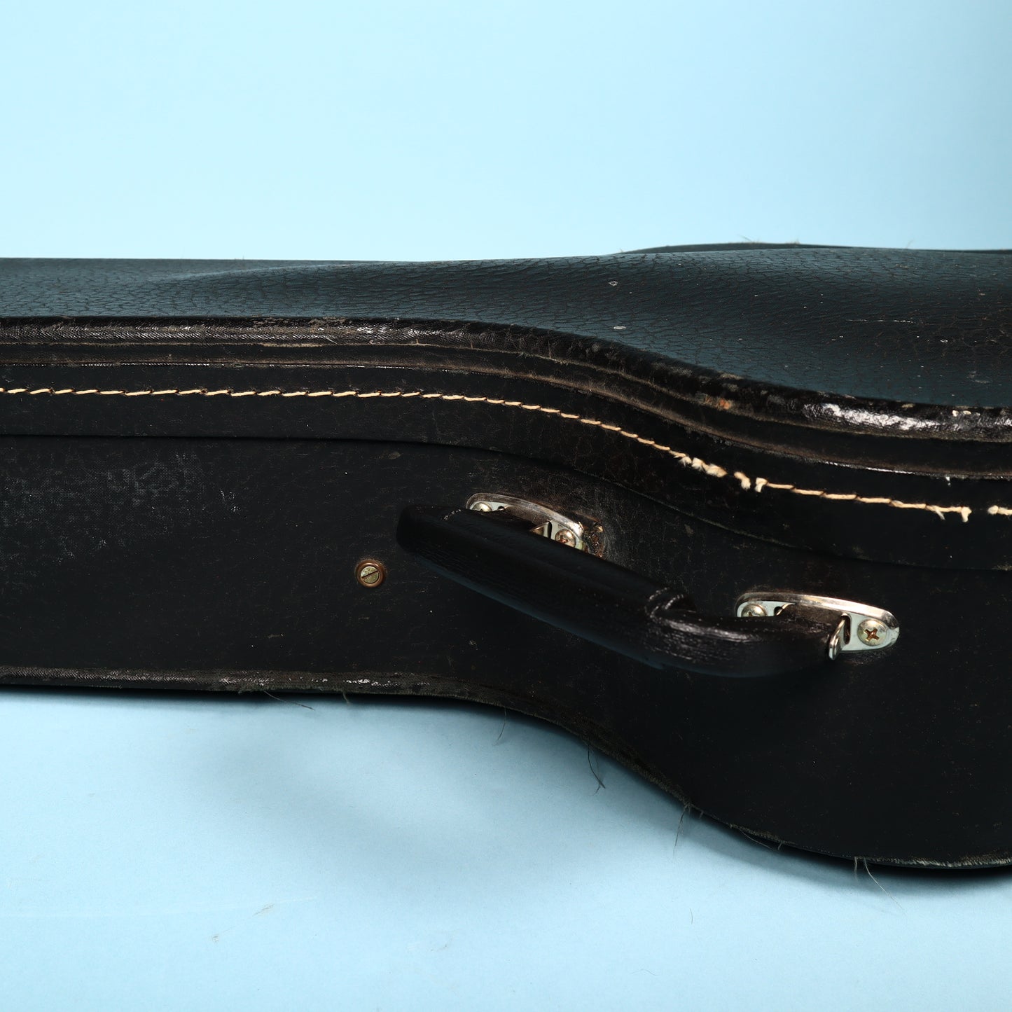 Vintage 1960's Gibson Black Yellow 16" Hard Case ES-175 J-45 J-50 175D ES-150DC