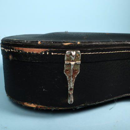 Vintage 1960's Gibson Black Yellow 16" Hard Case ES-175 J-45 J-50 175D ES-150DC