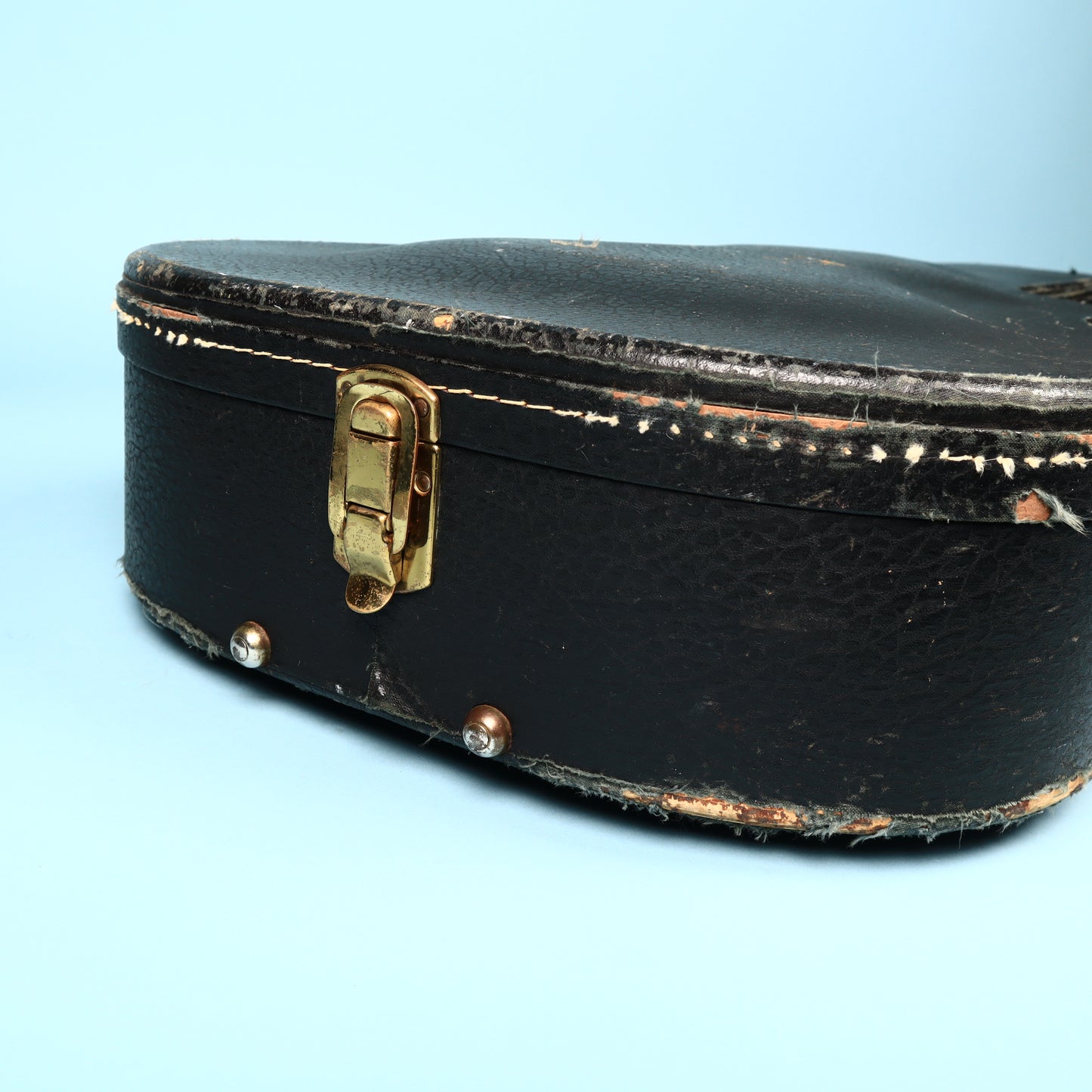 Vintage 1960's Gibson Black Yellow 16" Hard Case ES-175 J-45 J-50 175D ES-150DC