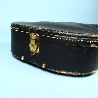 Vintage 1960's Gibson Black Yellow 16" Hard Case ES-175 J-45 J-50 175D ES-150DC