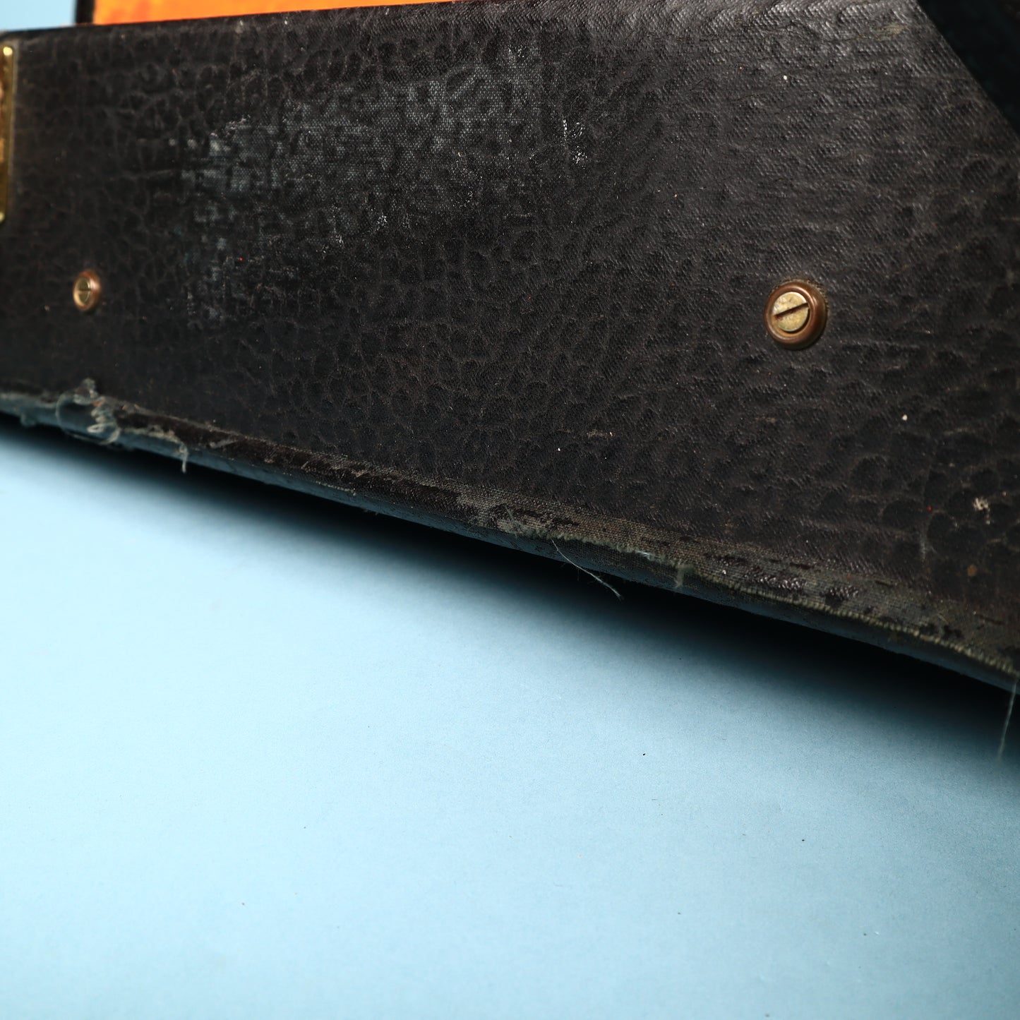 Vintage 1960's Gibson Black Yellow 16" Hard Case ES-175 J-45 J-50 175D ES-150DC