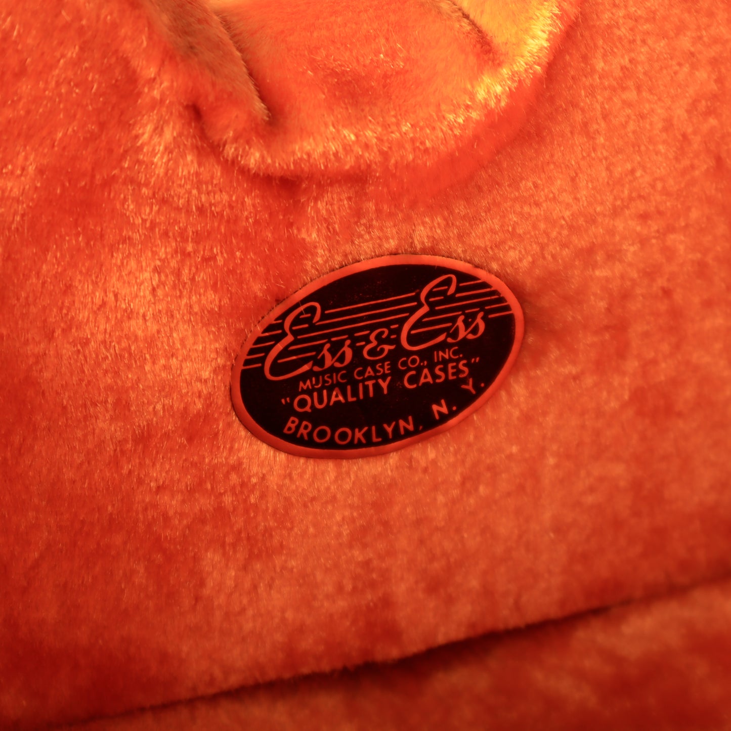 Vintage 1960's Gibson Black Yellow 16" Hard Case ES-175 J-45 J-50 175D ES-150DC