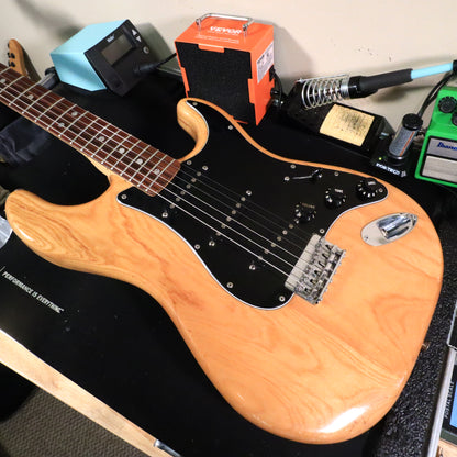 1979 Fender Ash Stratocaster Natural Hardtail Guitar
