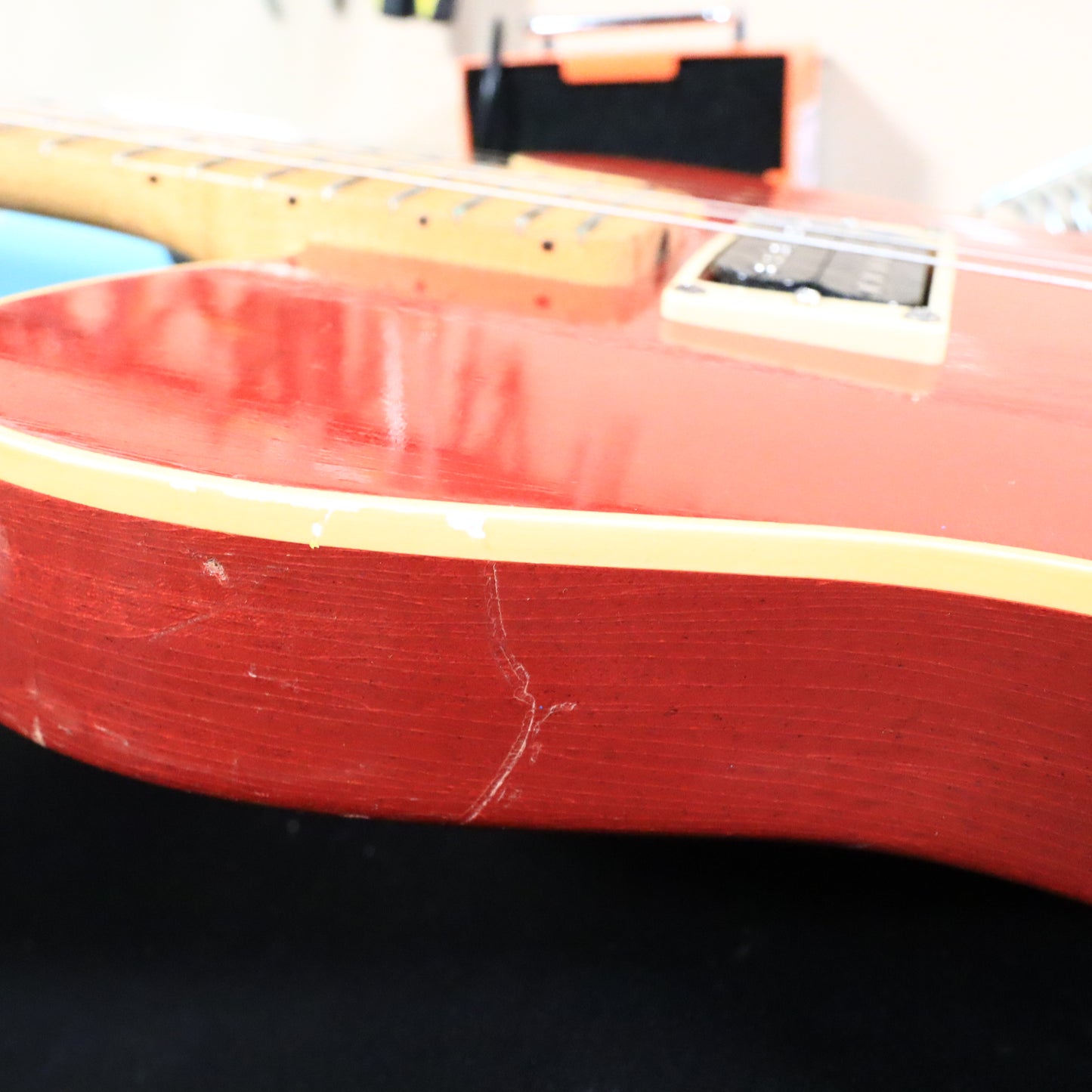 Richard Bartram Tele Made in UK England Electric Guitar Red
