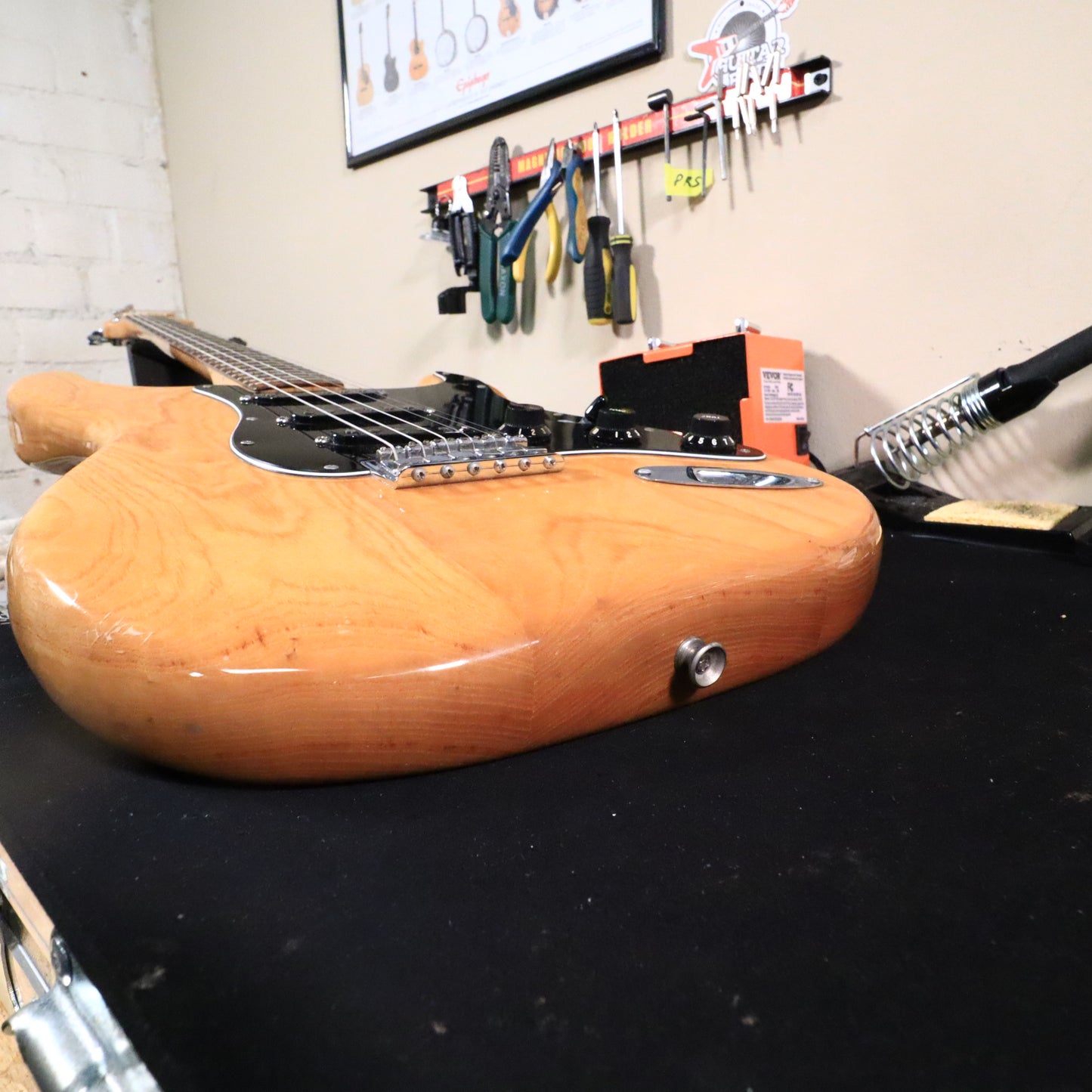 1979 Fender Ash Stratocaster Natural Hardtail Guitar