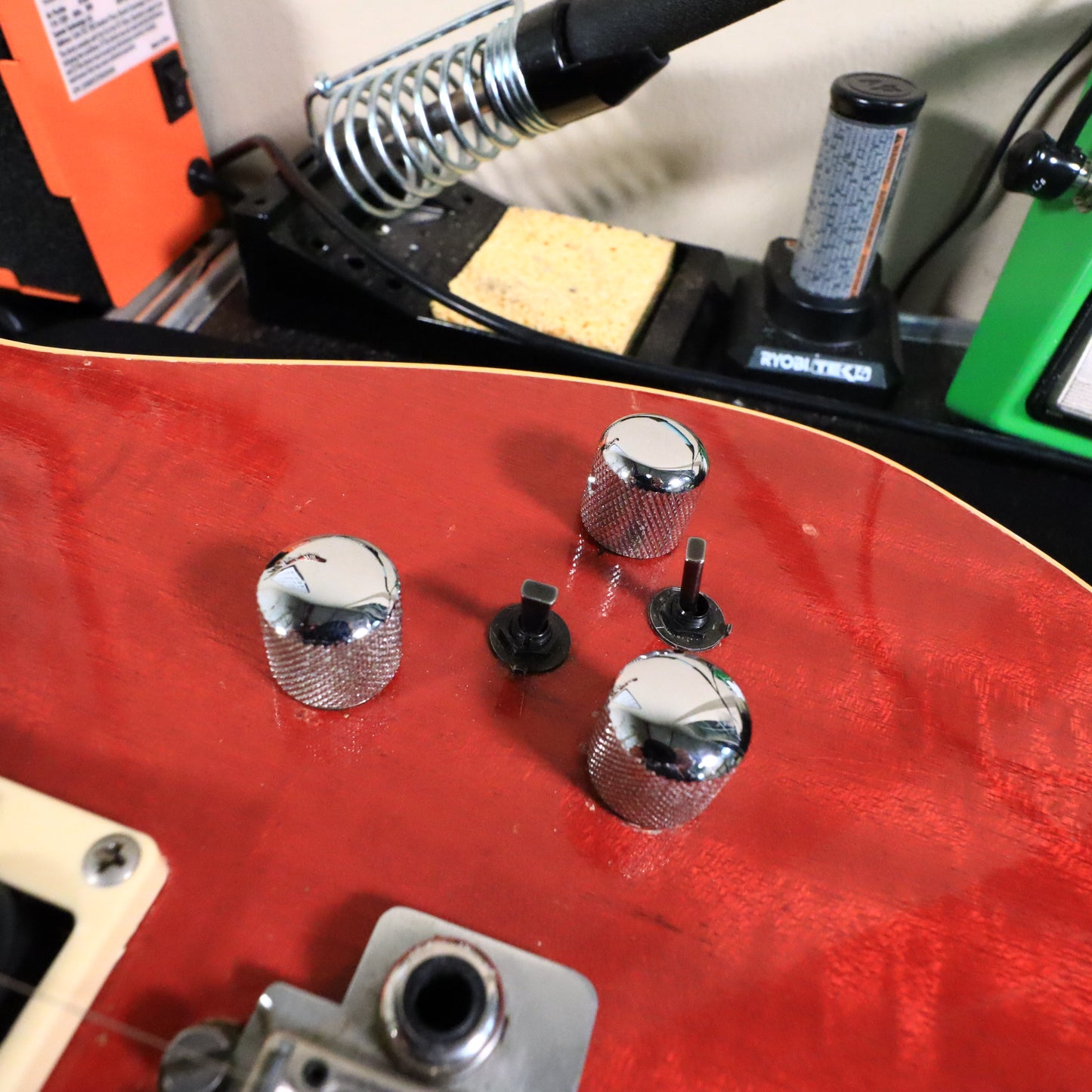 Richard Bartram Tele Made in UK England Electric Guitar Red