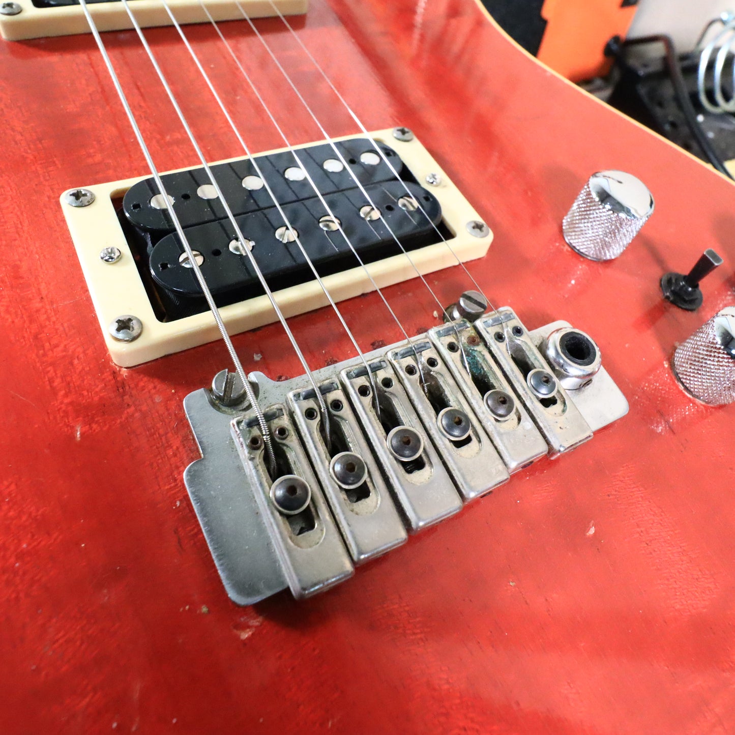Richard Bartram Tele Made in UK England Electric Guitar Red