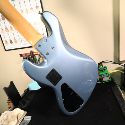 Mike Lull M5V Jazz Electric Bass 5 String Lake Placid Blue