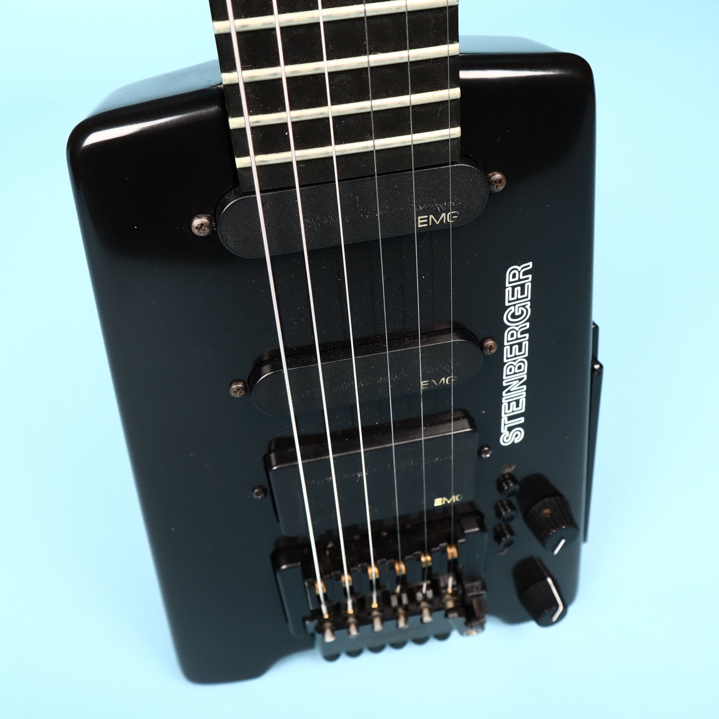 1990 Steinberger USA GL4T Electric Guitar Black