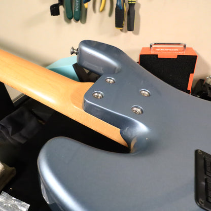 Mike Lull M5V Jazz Electric Bass 5 String Lake Placid Blue