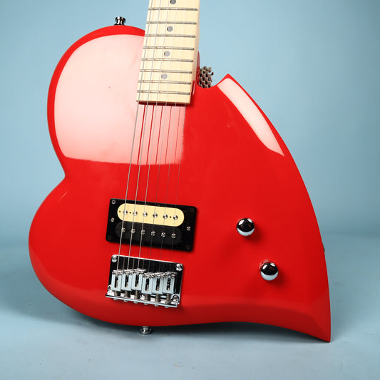 2002 G. Muenzler Heart USA Made NYC Electric Guitar