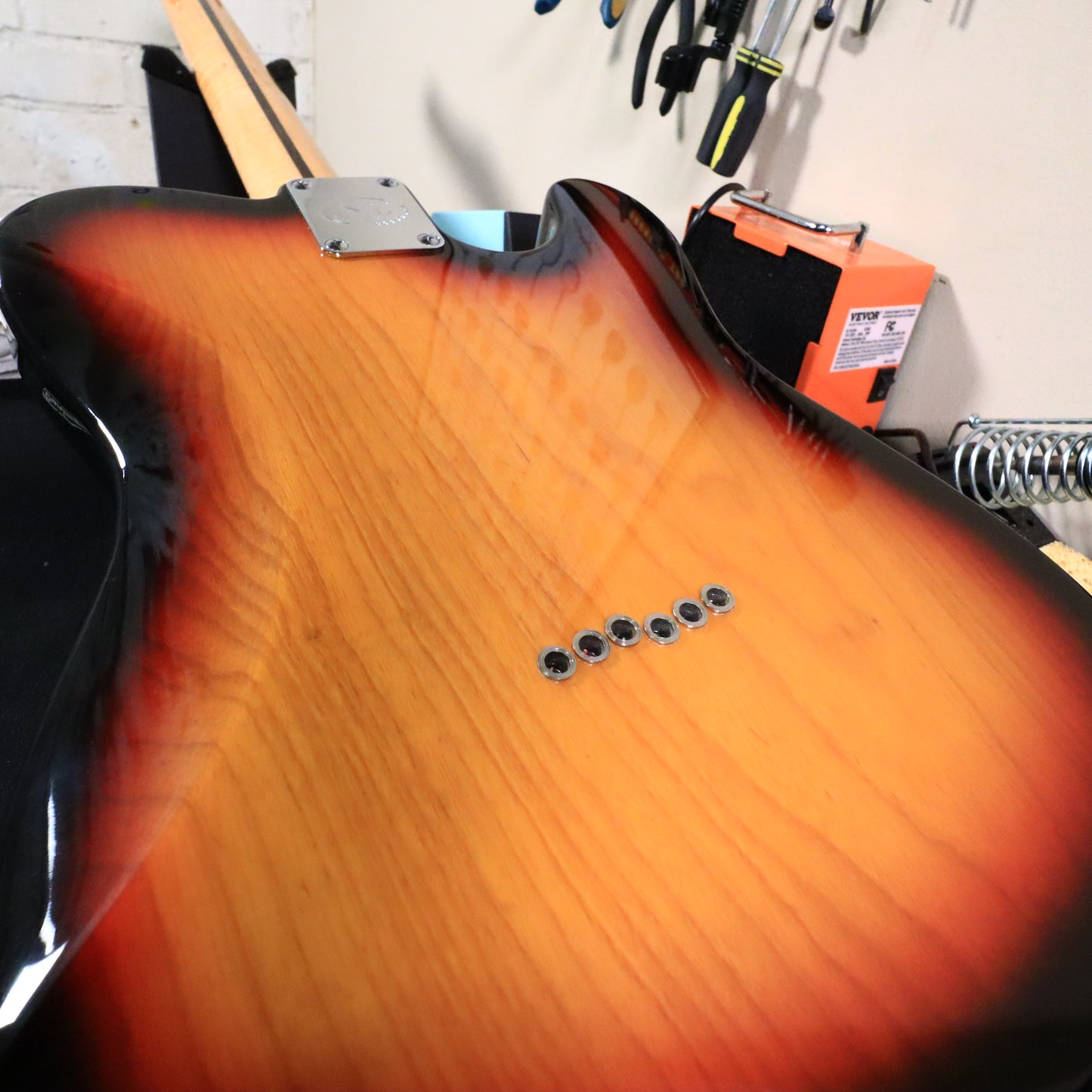 SX VTG Vintage Series Custom Tele Sunburst Left Handed Electric Guitar