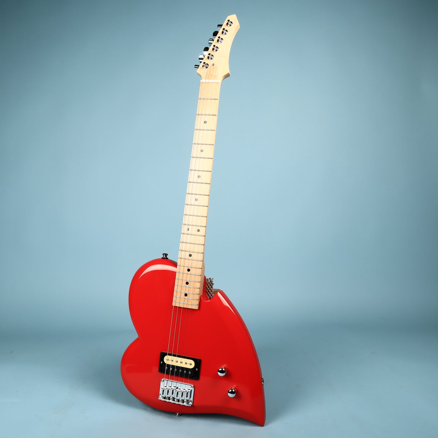 2002 G. Muenzler Heart USA Made NYC Electric Guitar