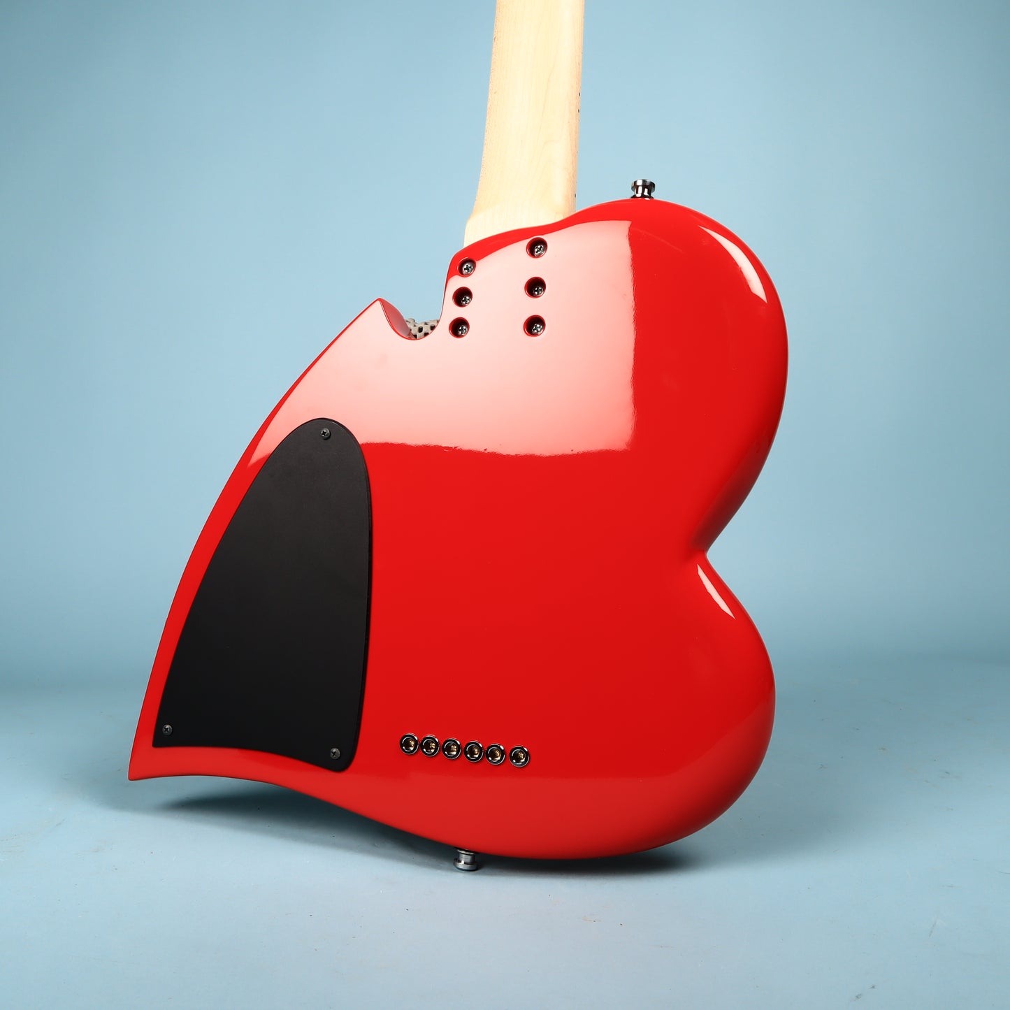 2002 G. Muenzler Heart USA Made NYC Electric Guitar