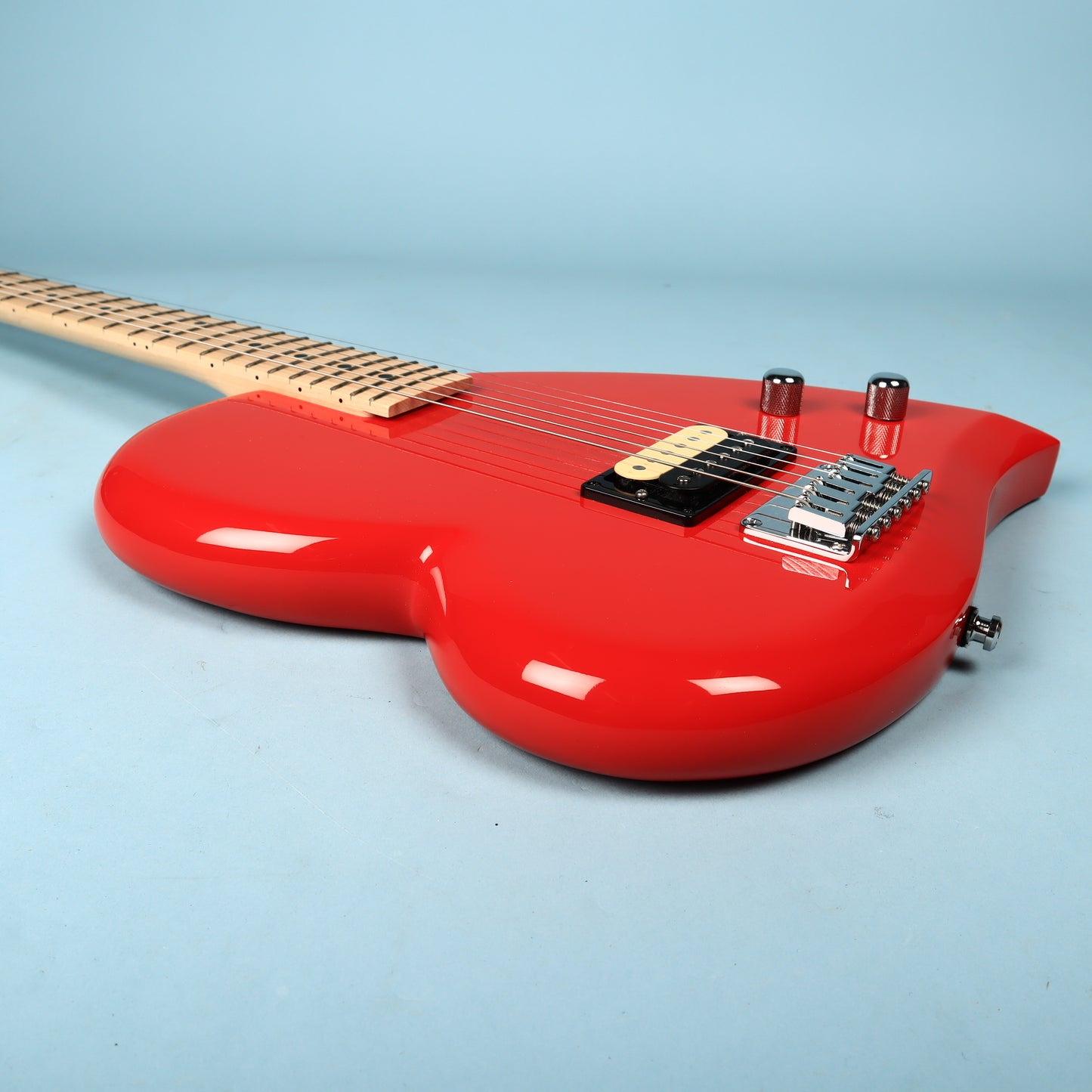 2002 G. Muenzler Heart USA Made NYC Electric Guitar