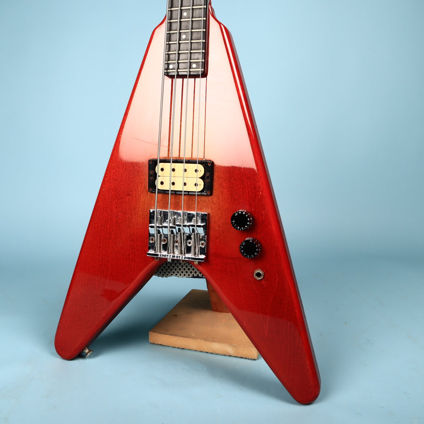 1982 Kramer Vanguard V Bass Aluminum Electric Guitar