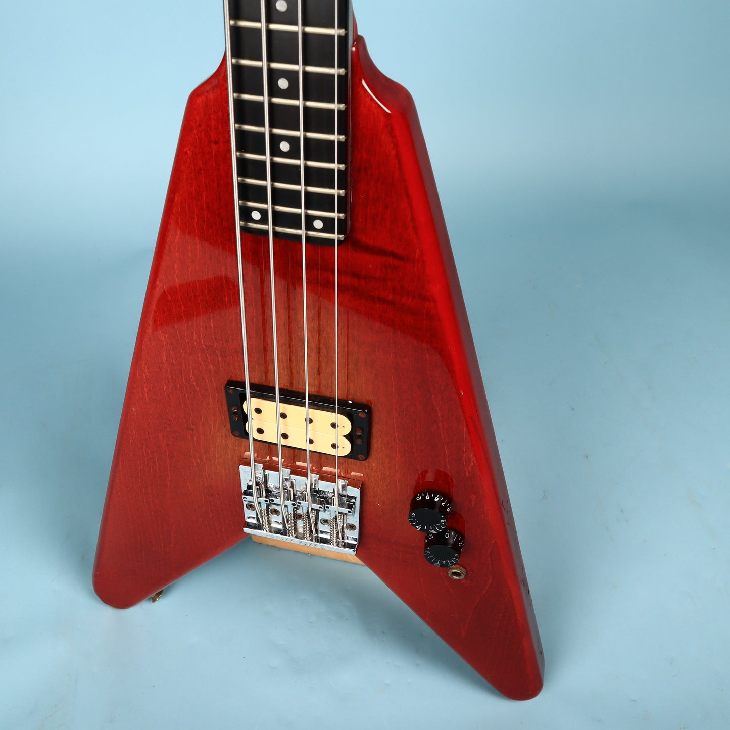 1982 Kramer Vanguard V Bass Aluminum Electric Guitar